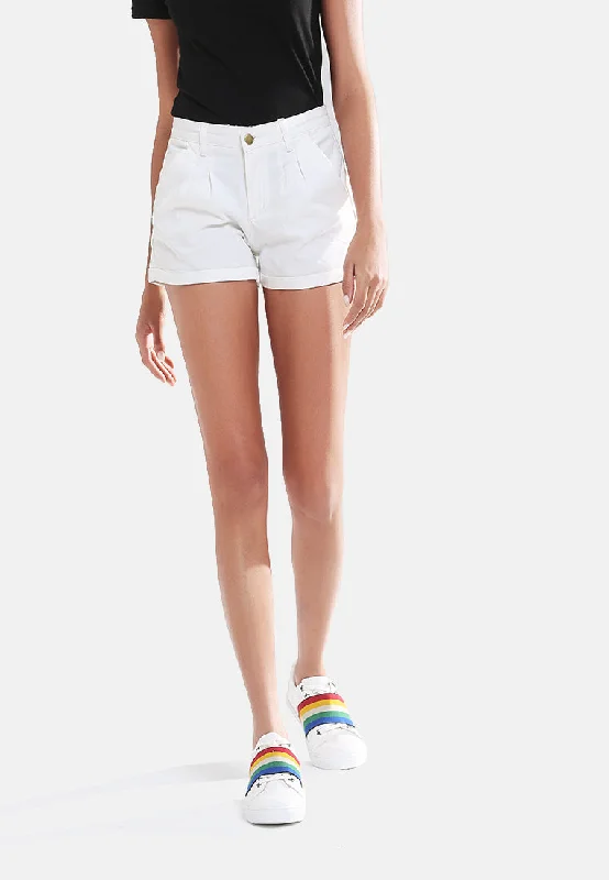 pleated-flap-pocket-shorts