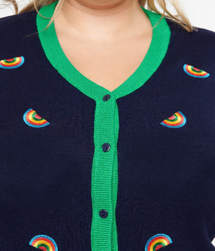 plus-size-1950s-navy-green-rainbow-embroidered-skye-cardigan