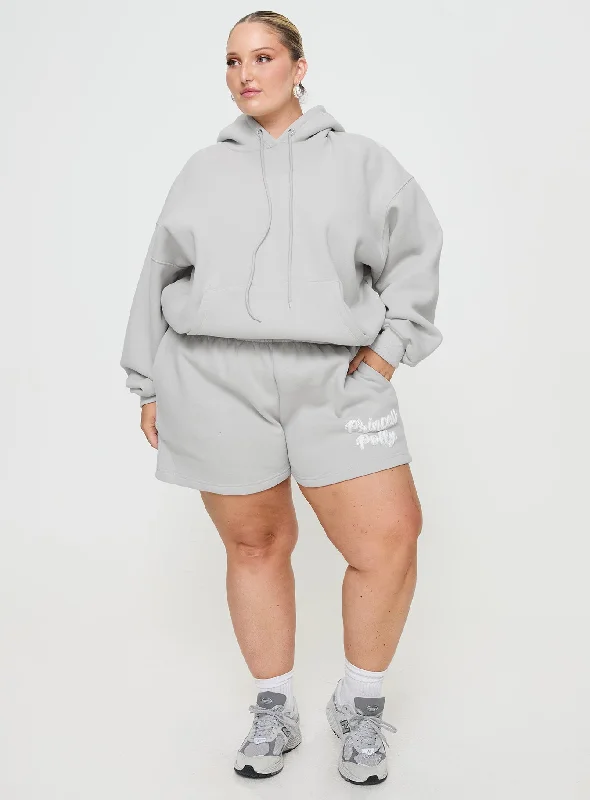 princess-polly-track-shorts-puff-text-grey-curve