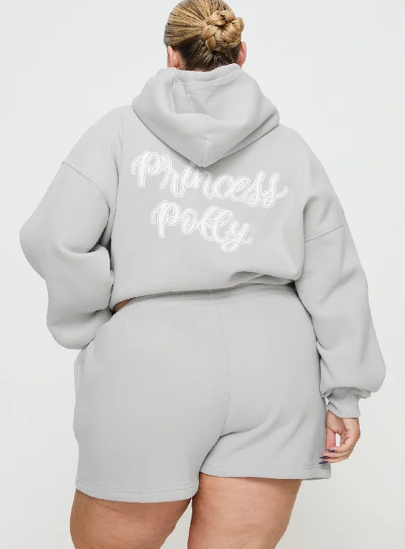 princess-polly-track-shorts-puff-text-grey-curve