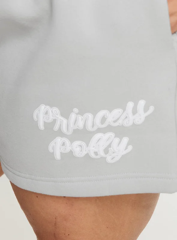 princess-polly-track-shorts-puff-text-grey-curve