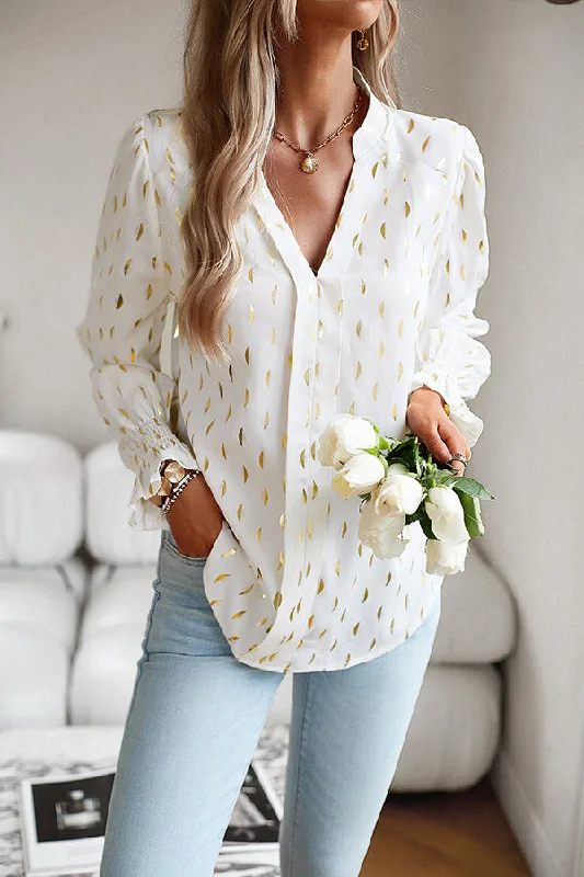 printed-v-neck-pullover-long-sleeved-shirt