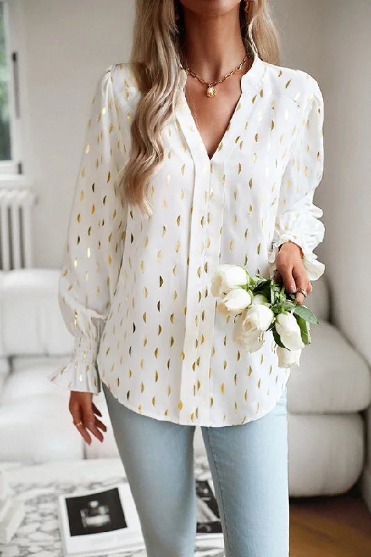 printed-v-neck-pullover-long-sleeved-shirt