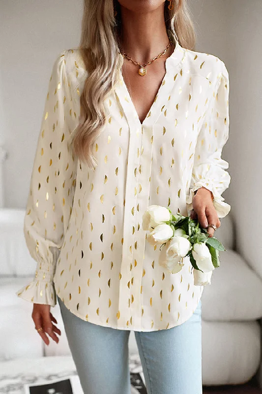 printed-v-neck-pullover-long-sleeved-shirt