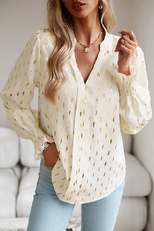 printed-v-neck-pullover-long-sleeved-shirt