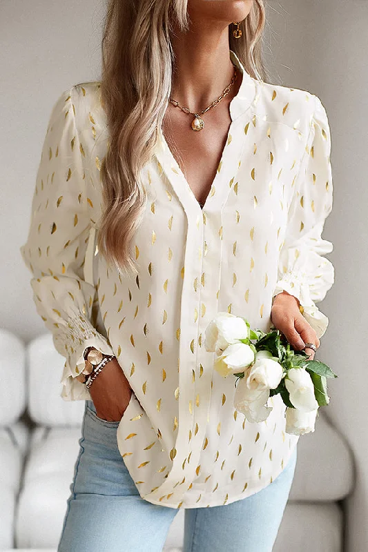 printed-v-neck-pullover-long-sleeved-shirt