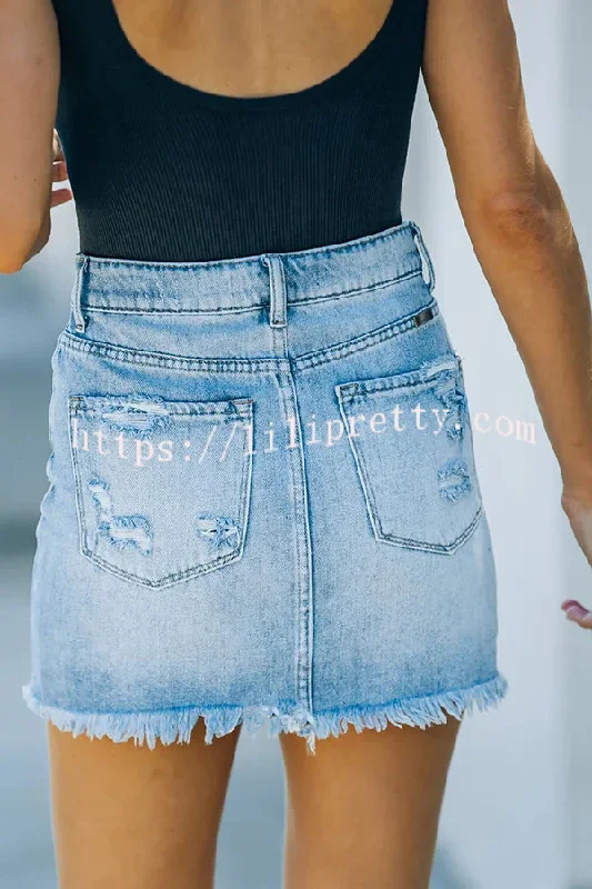 ripped-frayed-denim-skirt