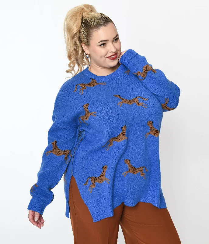 royal-blue-cheetah-oversize-sweater