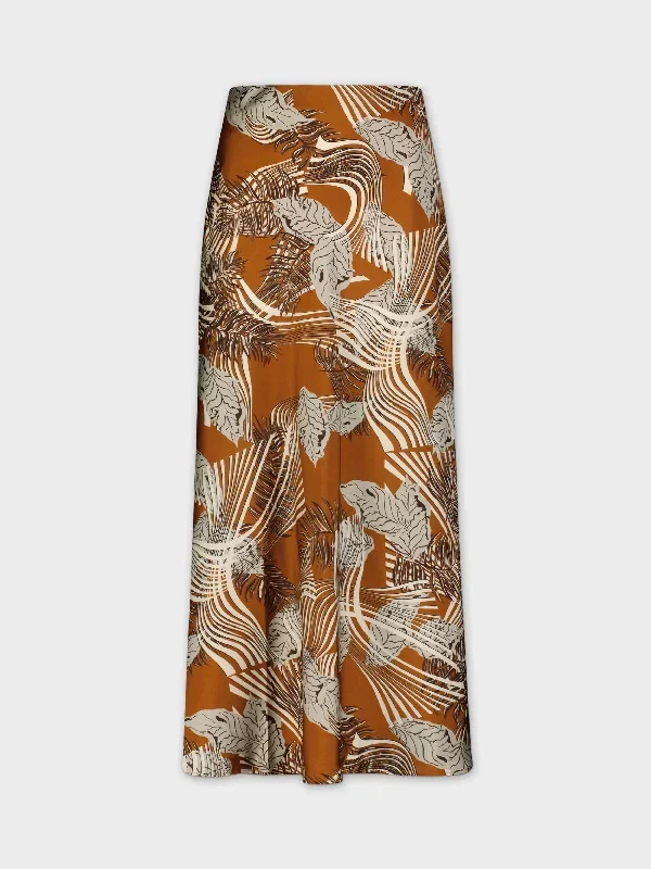 satin-slip-skirt-brown-leaf