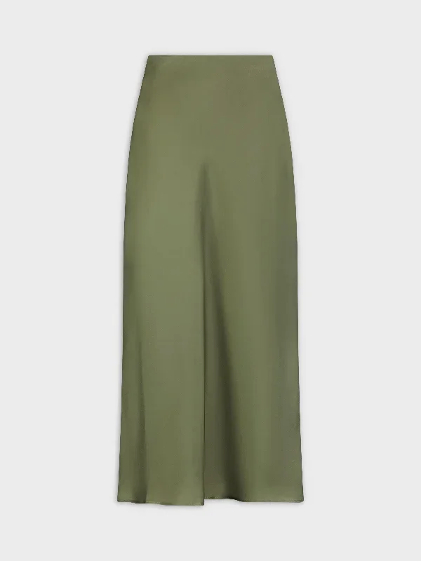 satin-slip-skirt-olive-green