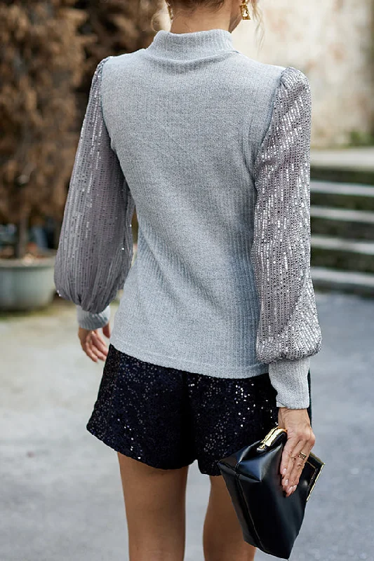 sequined-paneled-knitted-long-sleeved-shirts