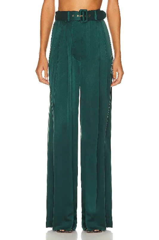 Silk Tuck Pant