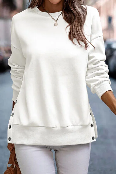 snap-detail-round-neck-dropped-shoulder-sweatshirt