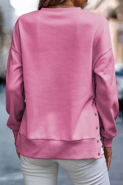 snap-detail-round-neck-dropped-shoulder-sweatshirt