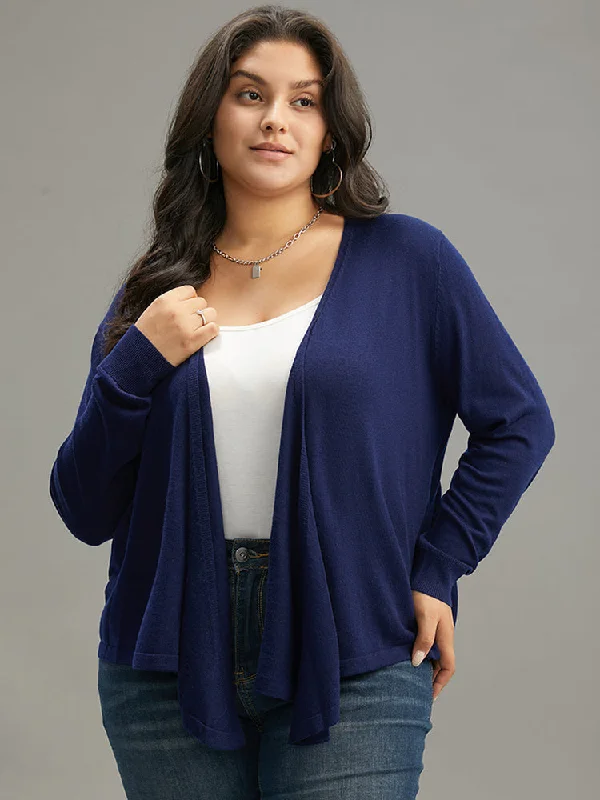 supersoft-essentials-asymmetrical-hem-elastic-cuffs-cardigan