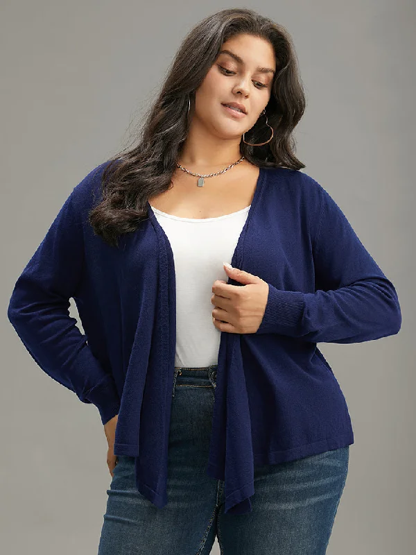 supersoft-essentials-asymmetrical-hem-elastic-cuffs-cardigan