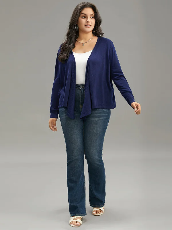 supersoft-essentials-asymmetrical-hem-elastic-cuffs-cardigan