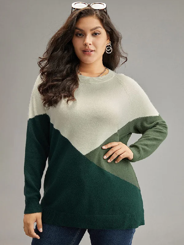 Supersoft Essentials Colorblock Raglan Sleeve Pullover