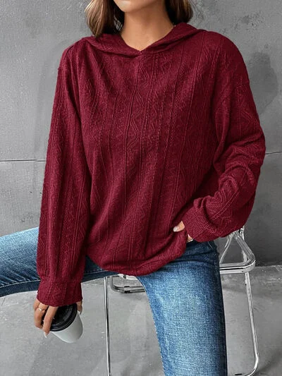 textured-dropped-shoulder-hoodie