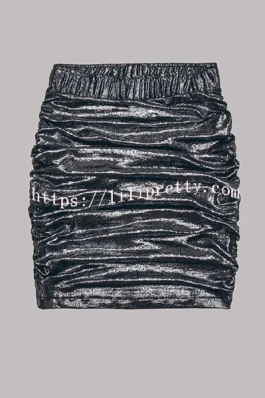 the-perfect-match-glitter-fabric-ruched-elastic-waist-mini-skirt