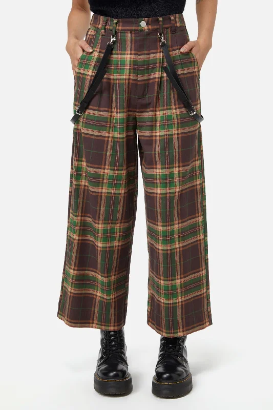 Trassic Tartan Wide Leg Pant