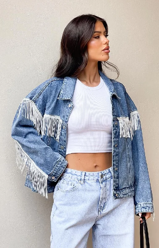 Western Ways Mid Wash Denim Jacket