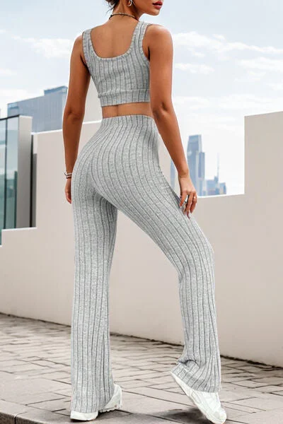 wide-strap-tank-and-high-waist-pants-set