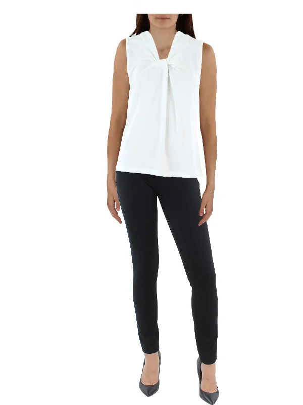 Womens Gathered Front Wear To Work Tank Top