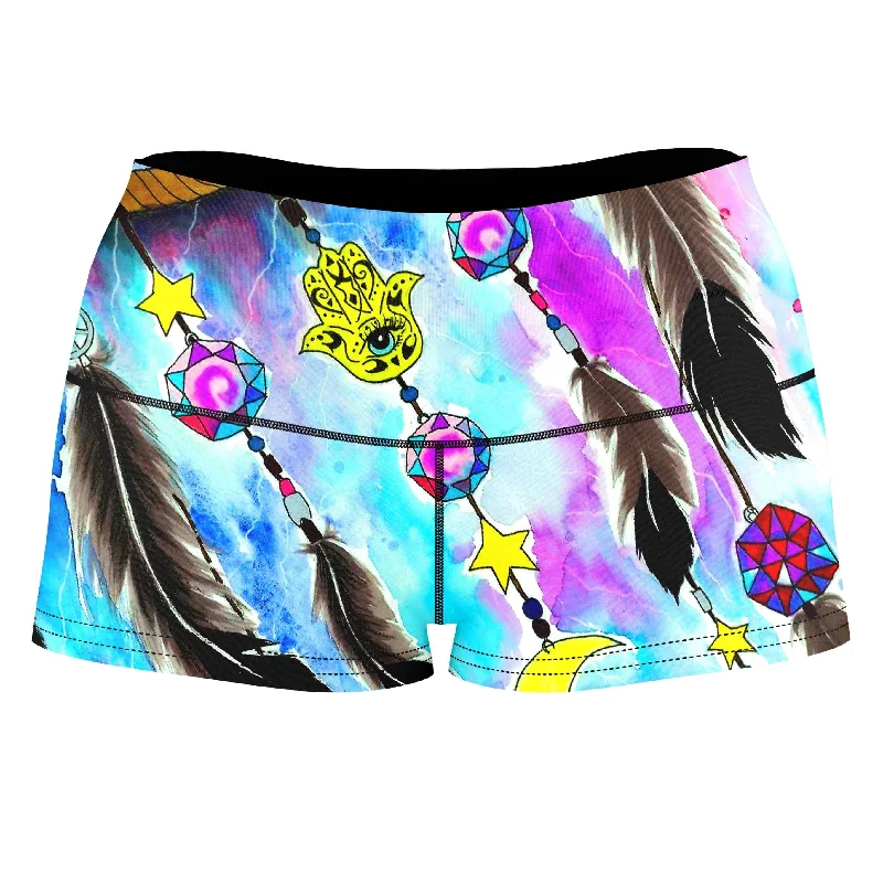 Yin Yang 2 High-Waisted Women's Shorts